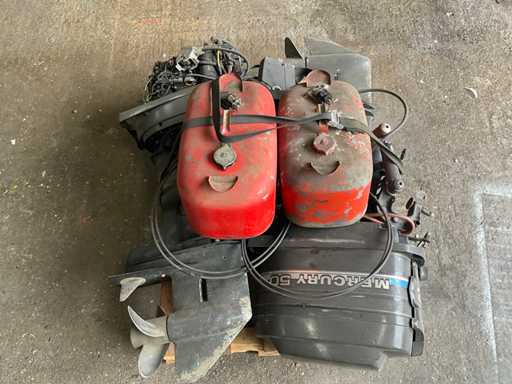 Hors-bord Mercury 50 (2x)