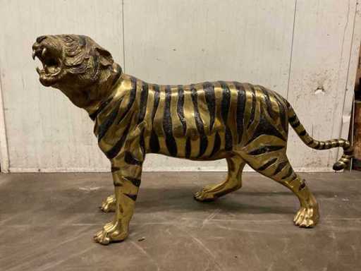 Bronzeskulptur Tiger