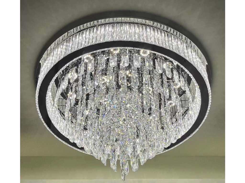 Crystal ceiling chandelier 2 (chrome)
