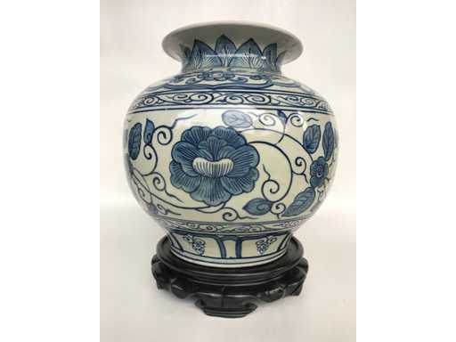 Chinesische blau-weiße Vase 