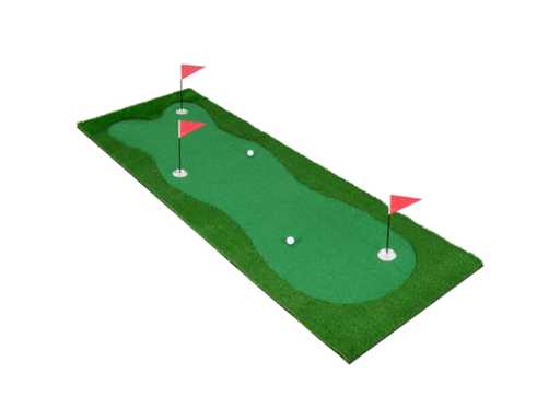 Golf Training Mat with Green Artificial Grass for Home