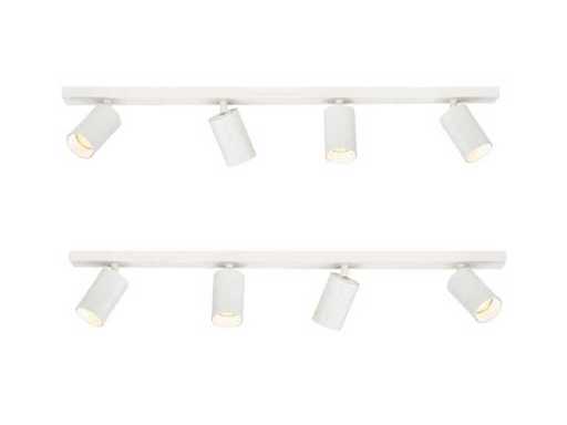 4 x GT Focus GU10 Leuchte weiß 