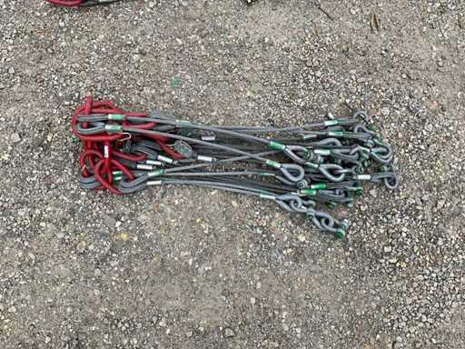 Appendiabiti per funi d'acciaio (5 volte)