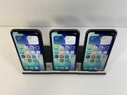 Apple iPhone 11 - 64GB - Negru (3x)