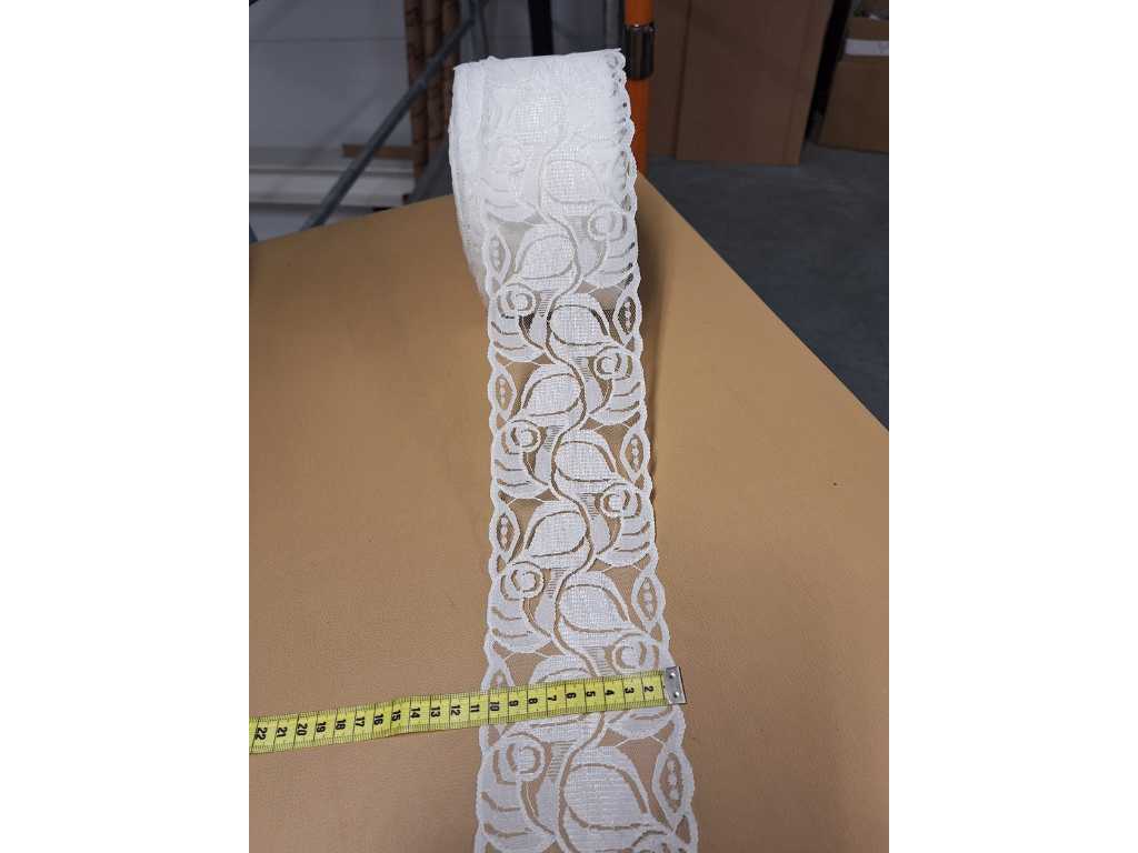 Nylon lace white 100mm approx 80-90m