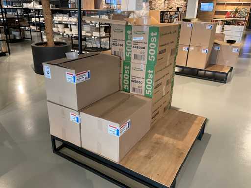 Transparant bakken en deksels (11x)