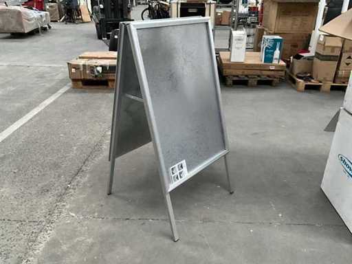 Panneau pliant en aluminium