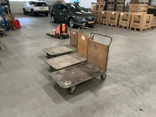 Tramway à quai Overtoom (3x)