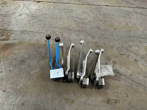 Dispositivo di tensionamento cinghia in acciaio (4x)