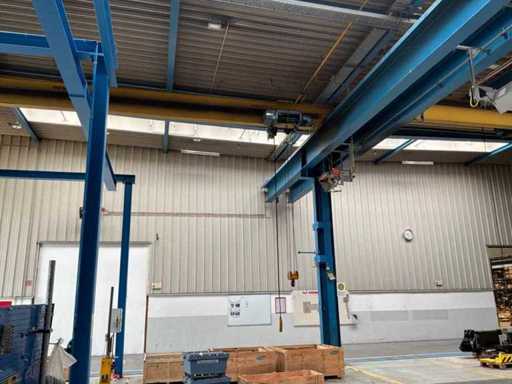 1999 DEMAG 5 T0 VERRICELLO A FUNE METALLICA EKDH 212 H16 Gru aerea