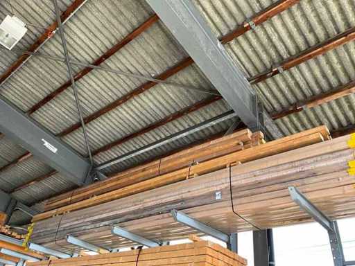 Lot of squared timber