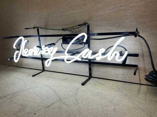 Jhonny Cash Glass Neon