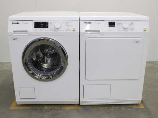 Miele W Classic Eco Wasmachine & Miele T Classic Wasdroger