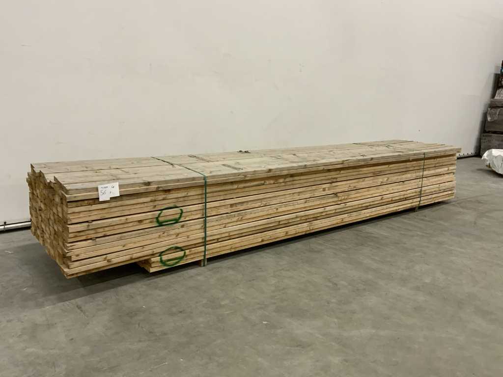 Belka z drewna iglastego 38x120x4800/5400 (154x)