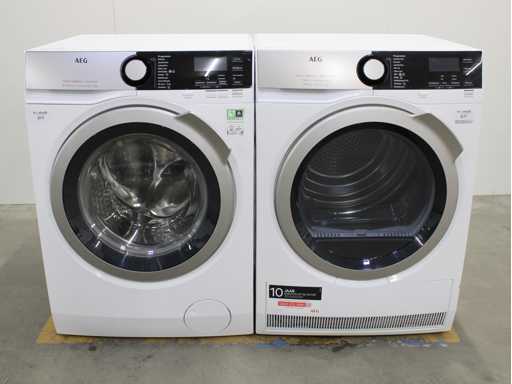 Série AEG 9000 | Lavamet SoftWater Technology Machine & Série AEG 9000 | Lavatherm FiberPro System 3DScan Technology Sèche-linge