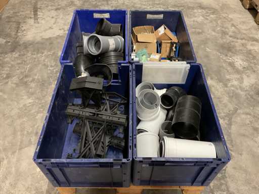 Charge von Installationsmaterialien