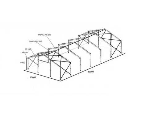 EMANUEL STEEL CONSTRUCTION Metal hall