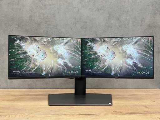 Dell - 24" PC set with double foot - HDMI, DP, VGA