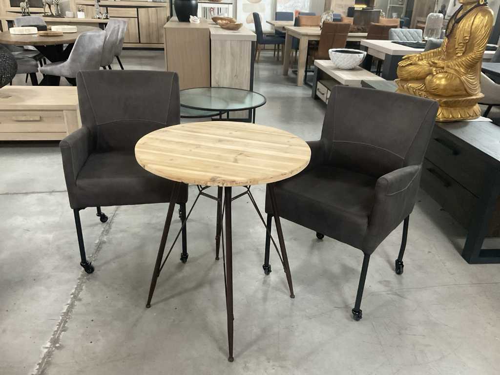 Maxfurn Side Table with 2 Chairs