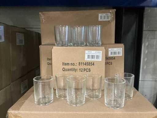 Partij Waxineglass D5/H6,5cm clear (2484x)