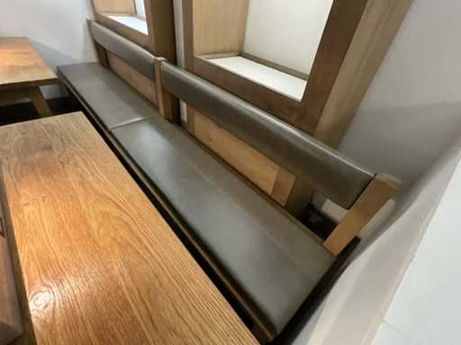 Huts - Panca da ristorante con rivestimento in pelle