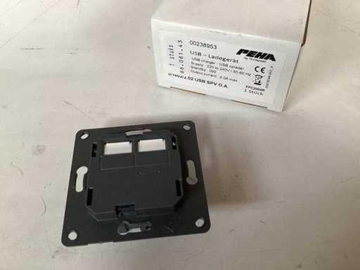 PEHA USB socket 2-way (21x)