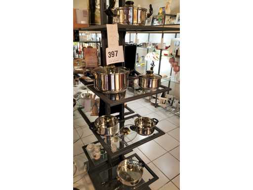 Gsw 12-delige inox kookpotset