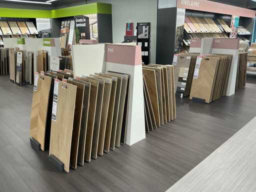 Partij vloersamples incl display