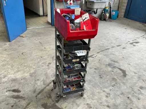 Gereedschapskrijm met inhoud