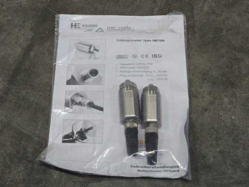 Hauber Electronic - HE 100 - trillingsmeter (2x)