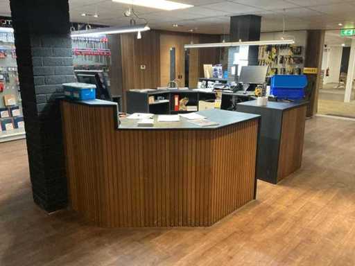 Reception and counter furniture (2x)
