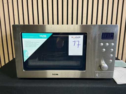 Etna ECM243RVS Vrijstaande combi magnetron