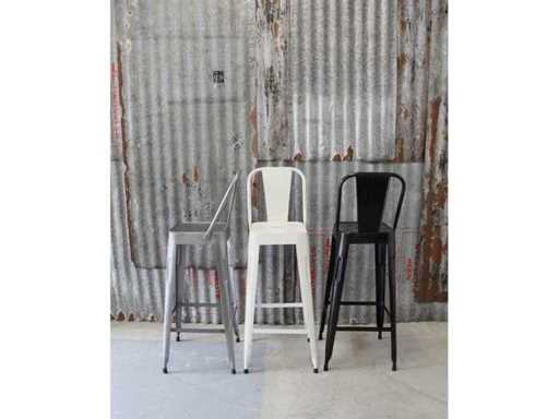 Quip & Co Bar Stool with Backrest (4x)