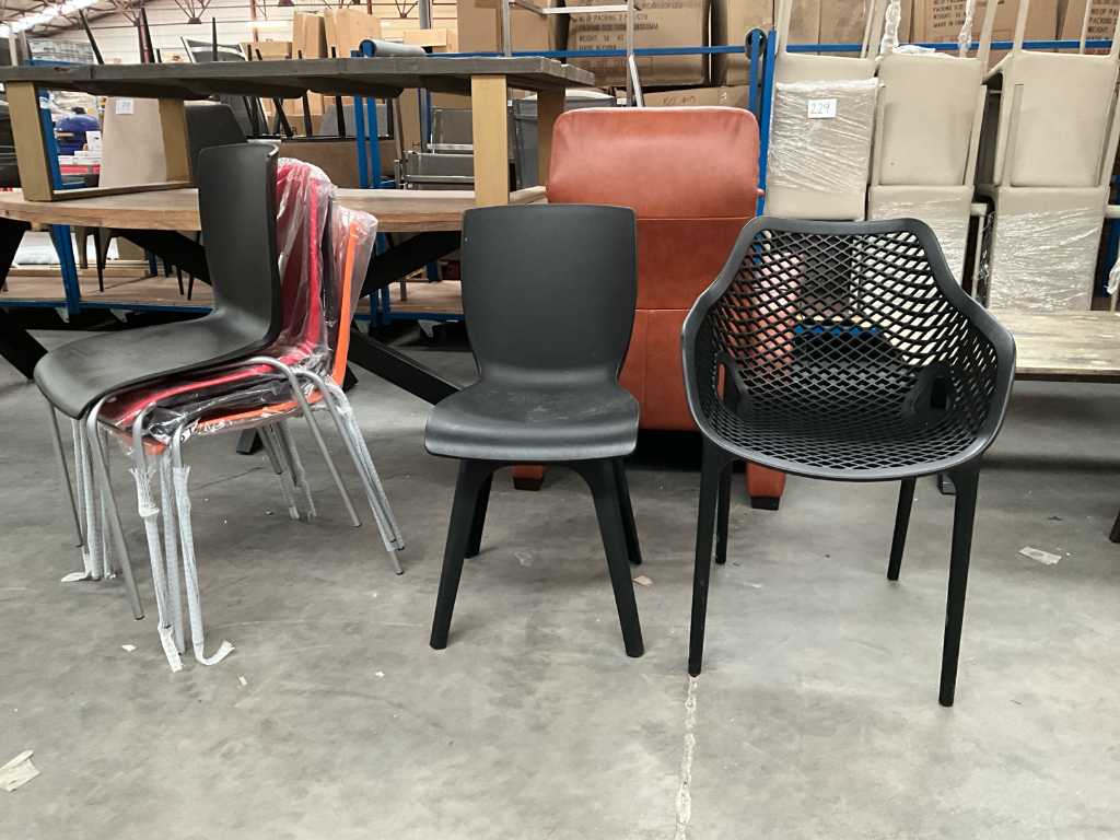 (6x) diverse stoelen