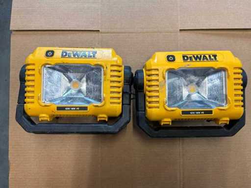 Die Walt DCL077 Batteriekonstruktionslampe (2x)