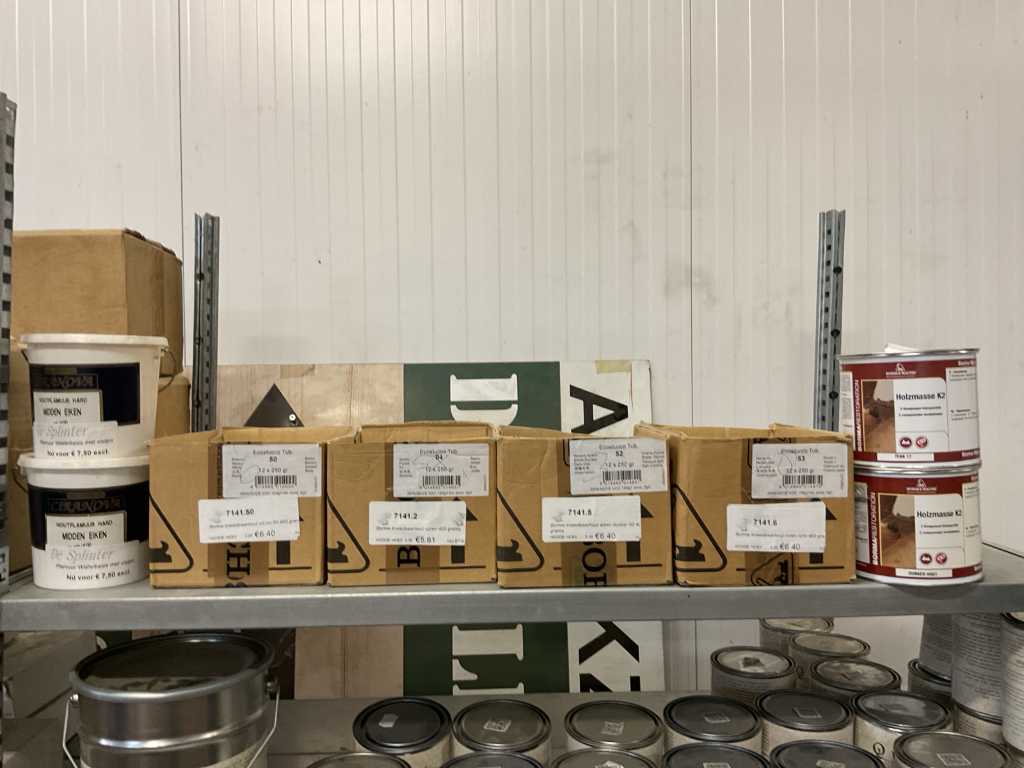 Batch of various wood filling products