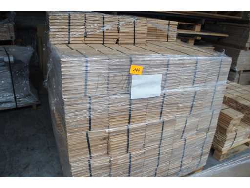 82,80 m² Parchet cu heringbone din stejar masiv 21mm