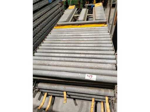 BITO - 15,6M - Verzinktes Rollenfördersystem mit Palettenverriegelungssystem