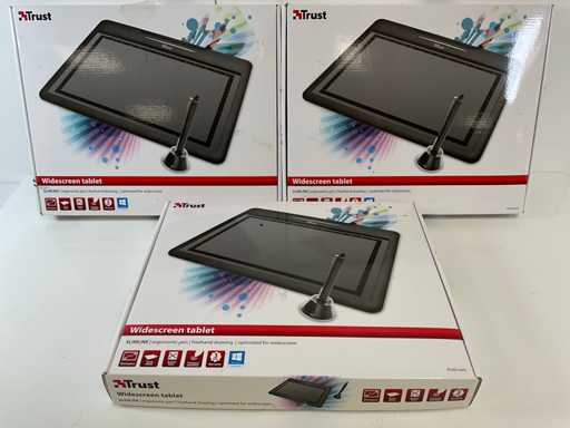 Trust (16529-03) 10" Slimline Freehand Drawing Widescreen Tablets (New) (3x)