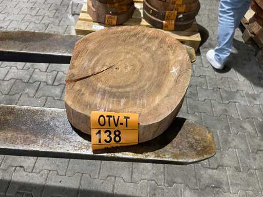 Rosewood disc, Thickness 70mm, Ø 350mm