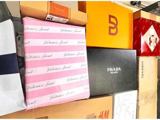 D | Secret packs, returned goods from Amazon and other providers