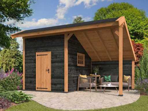 Red Class Wood kapschuur basisset Malmö 546x413x327cm