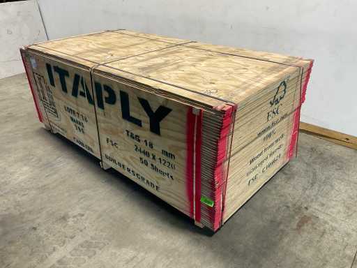 Piastra sottofondo con scollatura a scavatura 2440x1220x18 mm (50x)