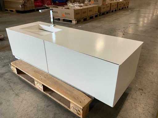 Rifra Wastafel en spiegel