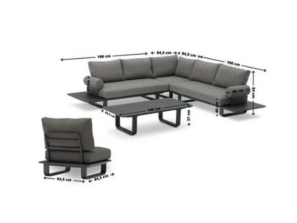 Furniture - Mar-Lucile charcoal lounge set