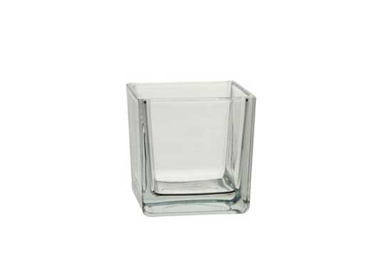 Abatia pătrată 2 14x14x14cm transparentă (516x)