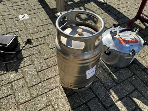 Portinox stainless steel 15 bar tank