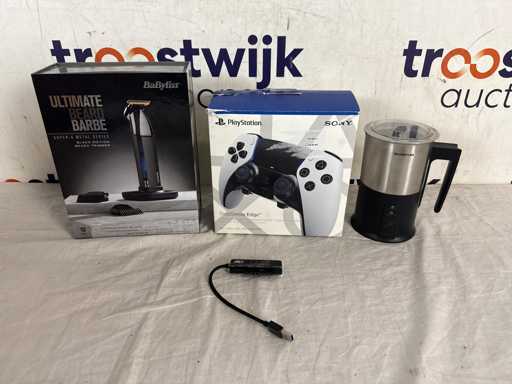 BaByliss Baardtrimmer T991E | ACT Adapterkabel | Playstation Controller | Inventum Melkopschuimer