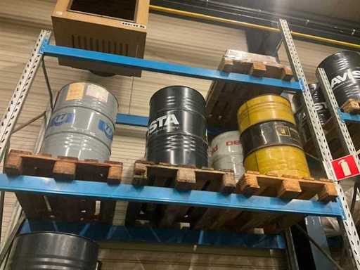 Canons avec diverses huiles (8x)