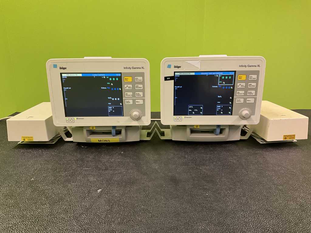 2x Drager Infinity Gamma XL Patient Monitor